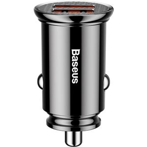 Baseus Autolader - 30W - Dubbele USB Poorten - Quick Charge 3.0 - Zwart