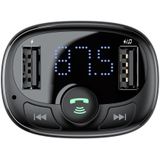 Baseus Bluetooth Muziek FM Transmitter en Dubbele USB Poort Autolader