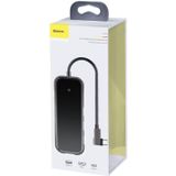 Baseus USB-C / USB / HDMI Hub 60W 5 Poorten voor Laptop/MacBook Grijs