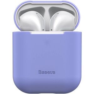 Baseus Ultradun Siliconen Apple AirPods Hoesje Paars