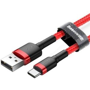 USB - USB-C kabel 300 cm rood