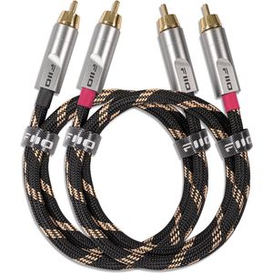 FiiO - LR-RCA4S - Audiokabel - 0.20 m - RCA - Zuurstofvrij Koper