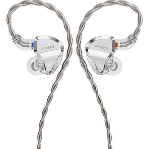 FiiO - JH5 - In-Ear Oortelefoon - Zilver - Dynamische Driver en BA Driver Hybrid