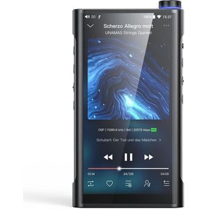 FiiO M15S (4 GB), MP3-speler + draagbare audioapparatuur, Zwart