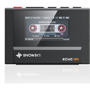 Snowsky - Echo Mini - Muziekspeler - Zwart - 8GB - Bluetooth 5.3