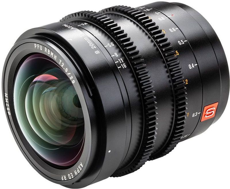 Viltrox - E-20mm T2.0 S - Objectief - Zwart - Full Frame - Handmatige Focus