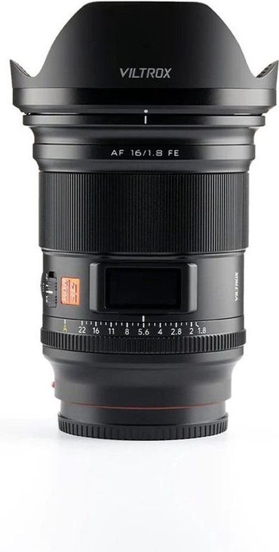 Viltrox - FE 16mm f1.8 - Objectief - Zwart - Sony E-Vatting