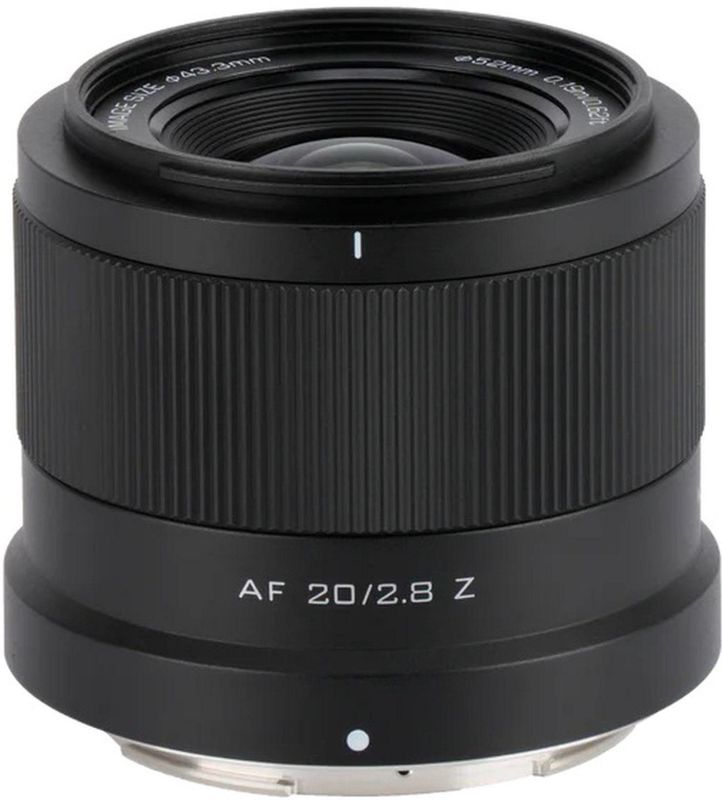 Viltrox - Z 20 F2.8 AF STM - Objectief - Zwart