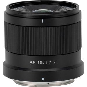 Viltrox - AF 15mm F/1.7 - Objectief - Zwart - Voor Nikon Z - APS-C / DX