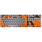 Motospeed - K96 - Mechanisch Toetsenbord - Camouflage Oranje - Rode Switch