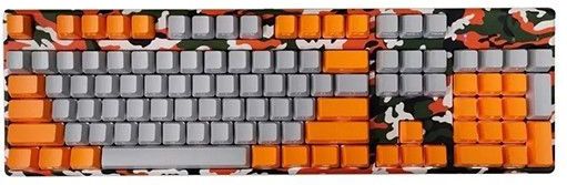 Motospeed - K96 - Mechanisch Toetsenbord - Camouflage Oranje - Rode Switch