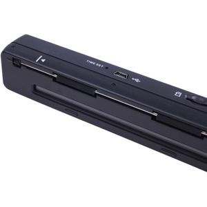 iScan01 mobiele draagbare HandHeld documentscanner met LED-Display  A4 Contact beeldsensor  ondersteuning van 900DPI / 600DPI/300 DPI / PDF / JPG / TF (zwart)