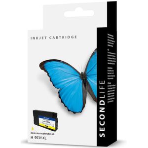 SecondLife inkt cartridge geel voor HP type HP 953
