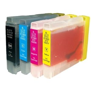 SecondLife Multipack inkt cartridges voor Brother LC-970 en LC1000 serie