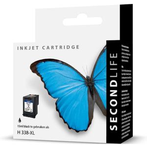 SecondLife inkt cartridge zwart voor HP type HP 338 XL