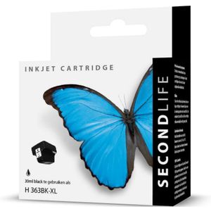 SecondLife inkt cartridge zwart voor HP type HP 363 XL