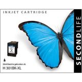 SecondLife - HP 301 XL Black
