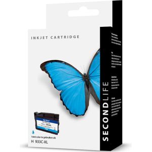 SecondLife inkt cartridge cyaan voor HP type HP 933 XL