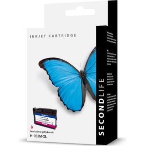 SecondLife inkt cartridge magenta voor HP type HP 933 XL