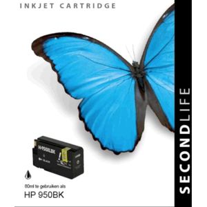 SecondLife - Inkt Cartridge - Zwart - Voor HP 950 XL