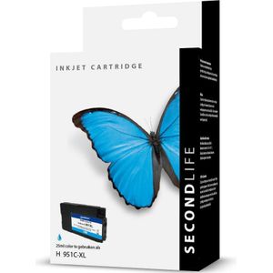 SecondLife inkt cartridge cyaan voor HP type HP 951 XL