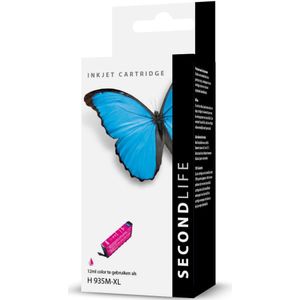 SecondLife inkt cartridge magenta voor HP type HP 935 XL