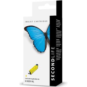SecondLife inkt cartridge geel voor HP type HP 935 XL