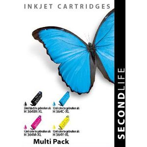 SecondLife Multipack inkt cartridges voor HP type HP 364