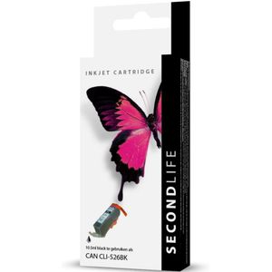 SecondLife inkt cartridge zwart voor Canon CLI-526BK