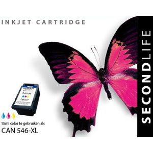 SecondLife inkt cartridge kleur voor Canon CL-546 XL