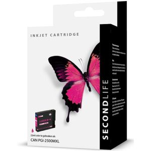 SecondLife inkt cartridge magenta voor Canon PGI-2500XL M