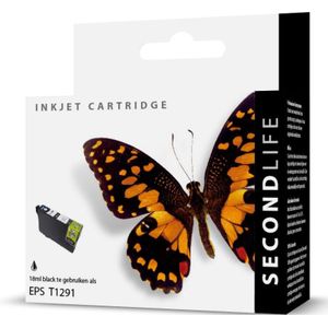 SecondLife inkt cartridge zwart voor Epson T1291