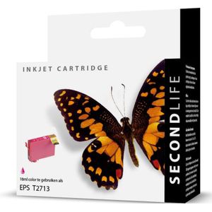 SecondLife inkt cartridge magenta voor Epson T2713 (27 XL)