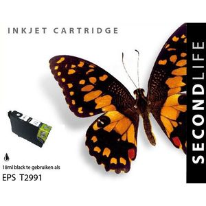 SecondLife inkt cartridge zwart voor Epson T2991 (29 XL)