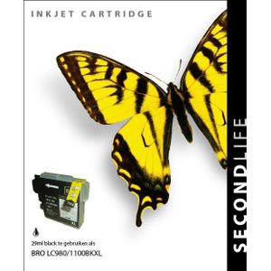 SecondLife inkt, Brother LC-980 / 1100 Zwart