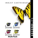 SecondLife Multipack inkt cartridges voor Brother LC-3213 serie