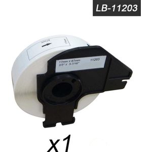 1x Brother DK-11203 Compatible voor Brother 's range of QL printers, 17mm * 87mm