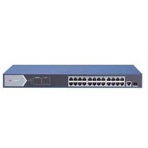 Hikvision - DS-3E0526P-E - Netwerkschakelaar - 24 PoE Poorten - 1 SFP Poort