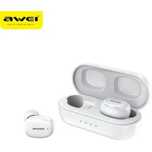 Awei - T13 PRO - In-ear Headset - Wit - Bluetooth 5.1 - IPX6