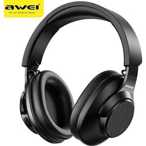 Awei słuchawki nauszne A997 Pro ANC Bluetooth czarny/zwart (Draadloze), Koptelefoon, Zwart