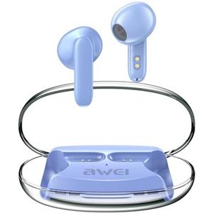 AWEI T85 ENC TWS Hoofdtelefoon - Bluetooth 5.3 - Blauw