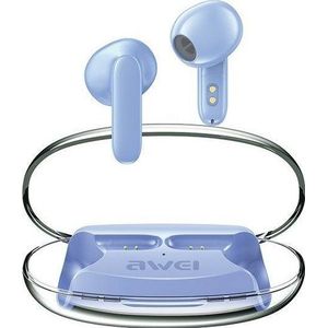 AWEI Bluetooth headphones 5.3 T85 ENC TWS blauw