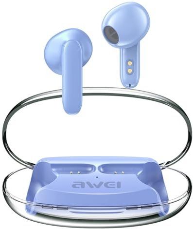 AWEI T85 ENC TWS Hoofdtelefoon - Bluetooth 5.3 - Blauw