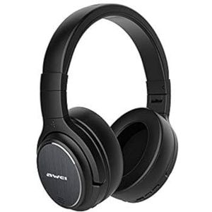 AWEI A950BL hoofdtelefoon, draadloos, stereo Hi-Fi, opvouwbaar, zwart
