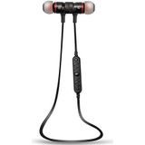 Draadloze Bluetooth-oortelefoon/hoofdtelefoon/oordopjes met ruisonderdrukking, zweetbestendige stereo, HD-bas, ingebouwde microfoon, magnetische uiteinden, voor sport/fitness/hardlopen, voor iPhone,