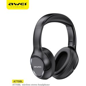 Awei - A770BL - Koptelefoon - Zwart - Draadloos - 12 Uur Accuduur