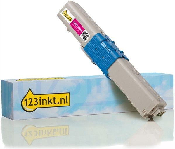 PrintAbout huismerk Toner 44469705 Magenta Geschikt voor OKI