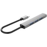 Aluminium USB-C HUB USB 3.0 (1x) en USB 2.0 (3x) 5Gbps