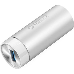 Orico USB-A en USB-C naar RJ45 Gigabit (v) Ethernet Adapter - Met twee Aansluitkabels - Rond - Alumi