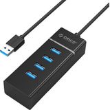 Orico USB-A Hub - 4x USB-A - USB 3.2 Gen 1 - 0,3 meter - Zwart